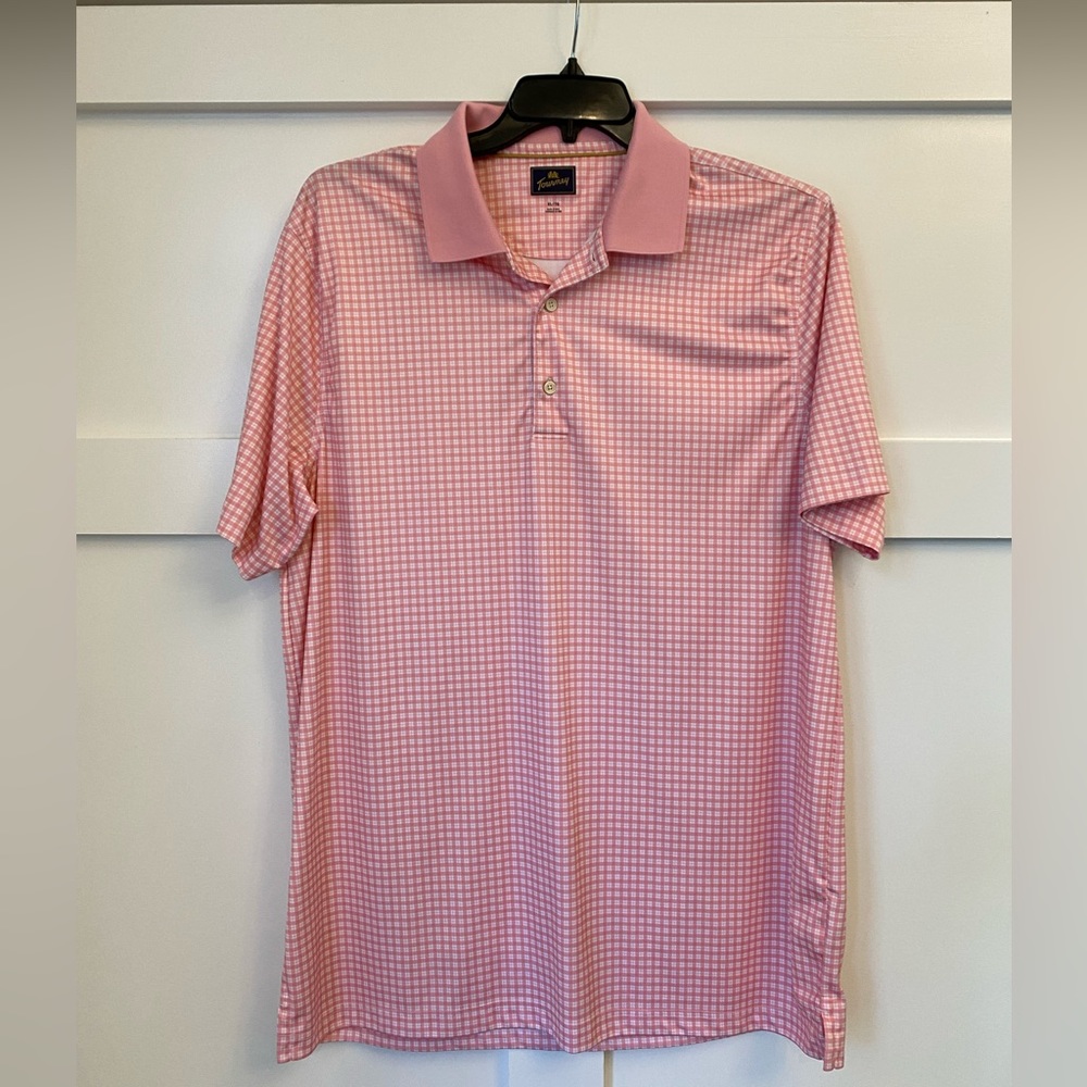 Tourneu XL pink‎ golf polo EUC